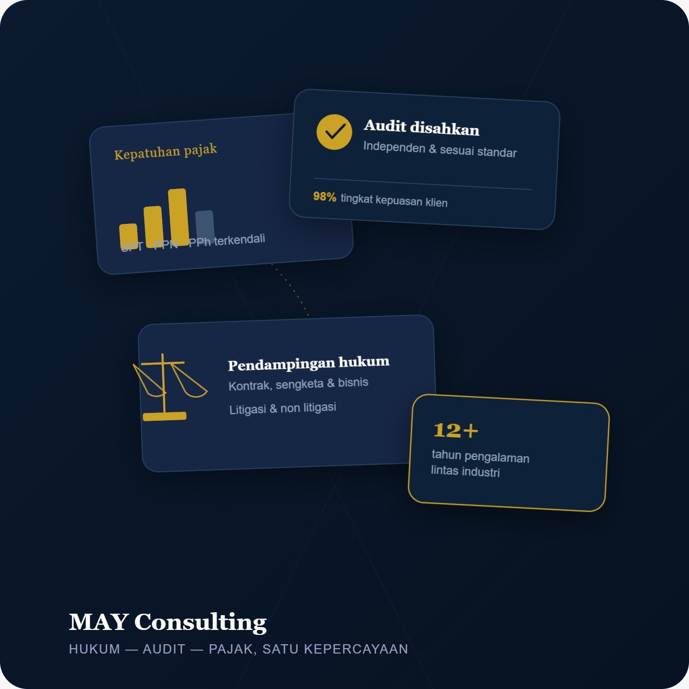 MAY Consulting — hukum, audit, dan pajak